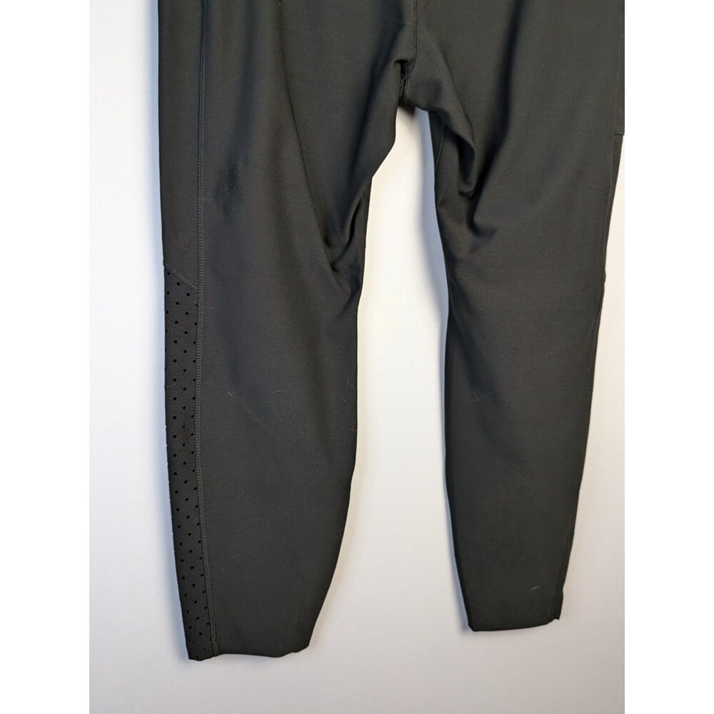 AVIA Cropped Leggings Womens XL Yoga Gym Exercise Black Stretch Mesh Detail - Picture 14 of 14